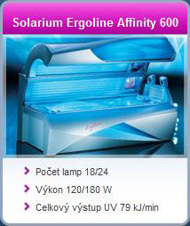 Solarium Ergoline Affinity 600