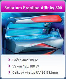 Solarium Ergoline Affinity 800
